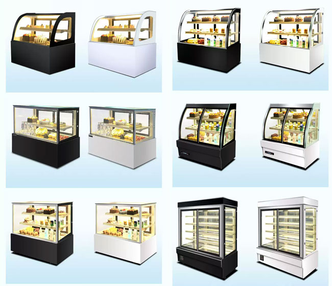 Tủ bánh kem để bàn đa dạng kích thước