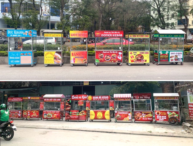 Linh phụ kiện xe bánh mì chính hãng Kanawa