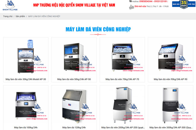 Máy tạo đá Snow Village