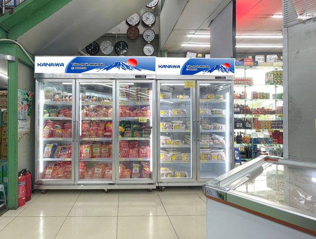 Tủ mát siêu thị giá tốt mua tại Kanawa