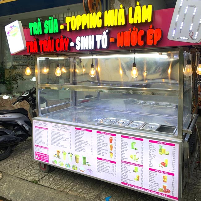 Xe bán trà sữa thanh lý chất lượng