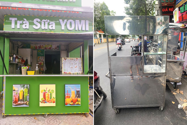 Thanh lý xe trà sữa tại Vũng Tàu