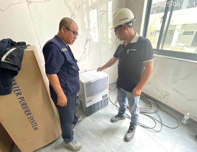 Cân nhắc vị trí lắp đặt máy làm đá