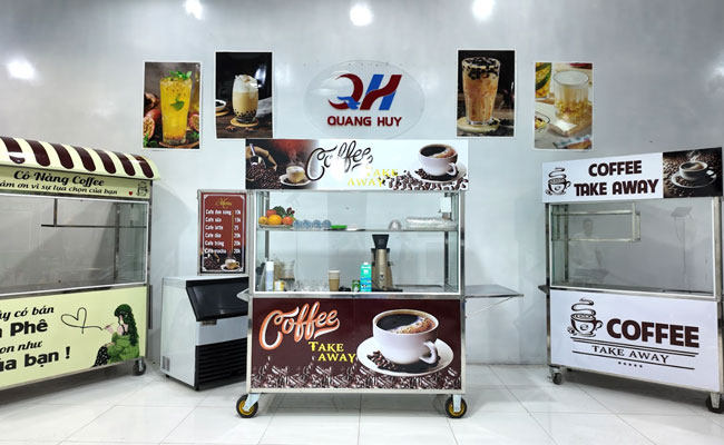 xe bán cafe dạo