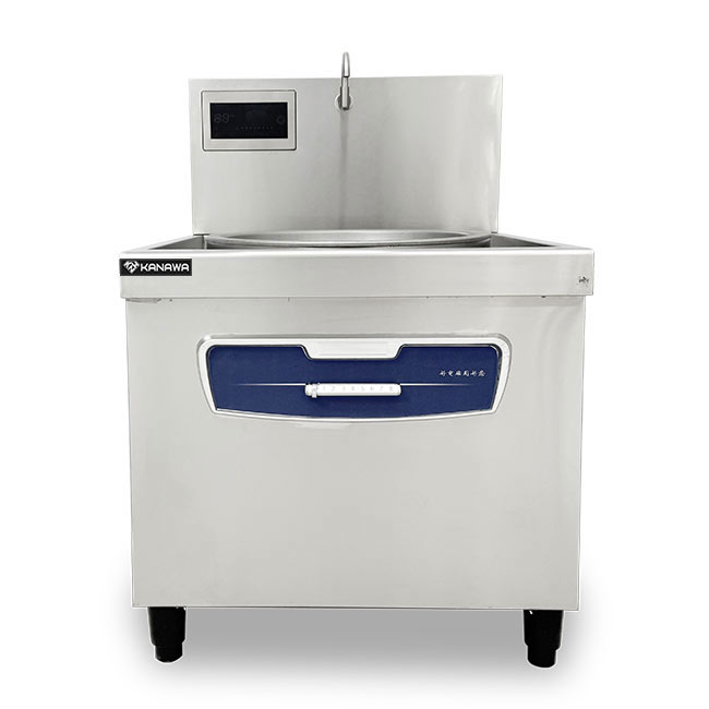 Bếp xào điện 1 họng 80cm liền chảo