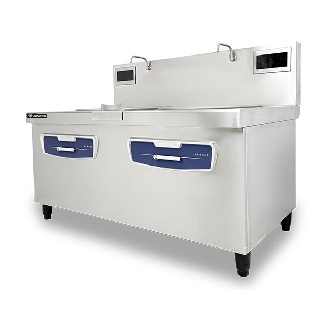 Bếp xào điện 2 họng 1m6 liền chảo