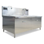 Bếp xào điện 2 họng 2m liền chảo