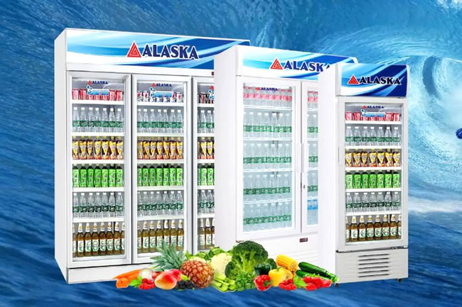 Tủ mát trưng bày thương hiệu Alaska