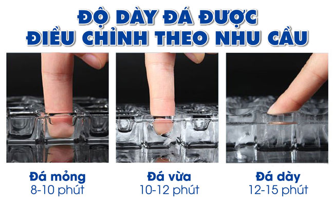 Độ dày đá viên