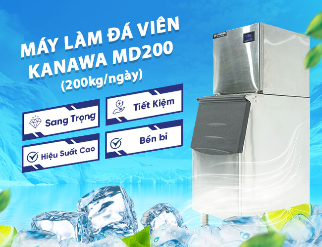 M&aacute;y l&agrave;m đ&aacute; vi&ecirc;n c&ocirc;ng nghiệp 200kg