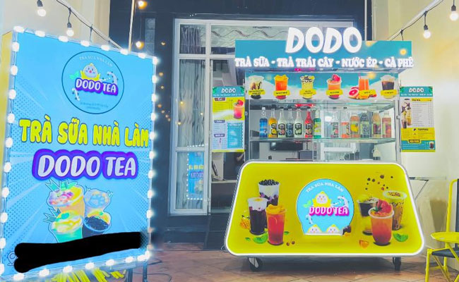 kinh doanh trà sữa vỉa hè