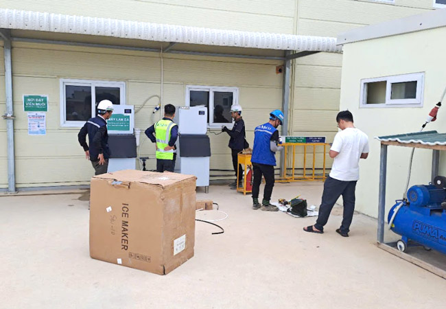 Đặt máy vào vị trí thích hợp