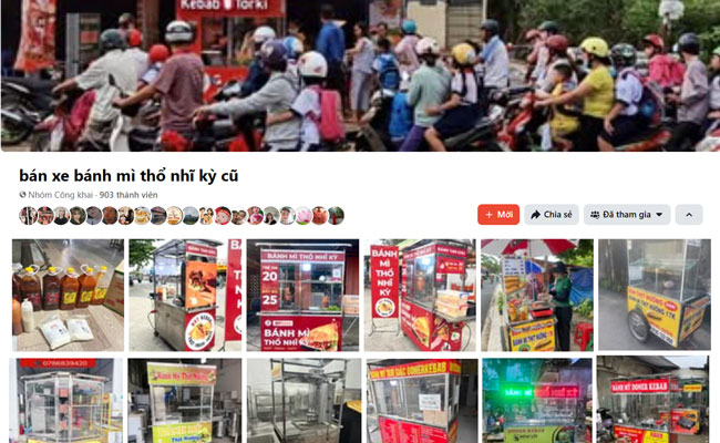 mua xe bánh mì thổ nhĩ kỳ cũ