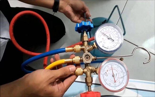 Kiểm tra áp suất nạp gas