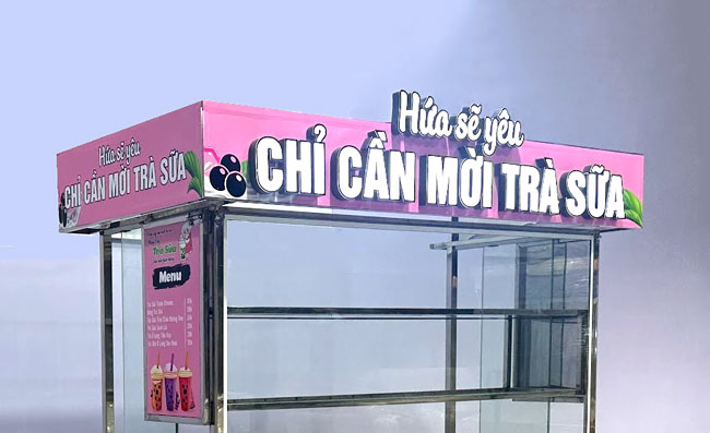 M&aacute;i che & bảng hiệu qu&aacute;n