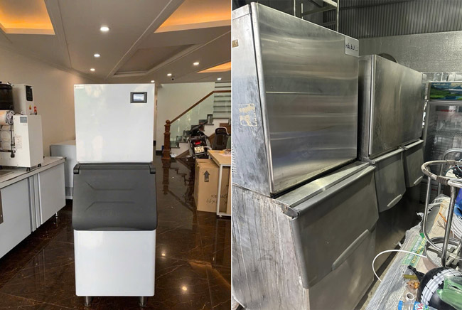 Máy làm đá viên công nghiệp thanh lý