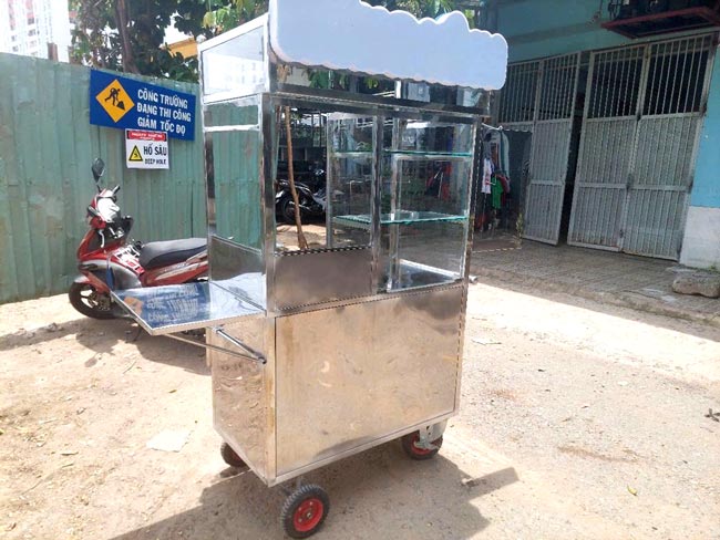 Xe đẩy b&aacute;n sinh tố chất liệu tốt