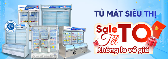 Tủ mát siêu thị Kanawa giá ưu đãi