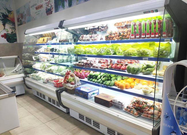Tủ mát cho quán bán rau củ quả