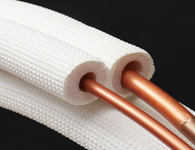 Ống đồng luồn xốp bảo ôn