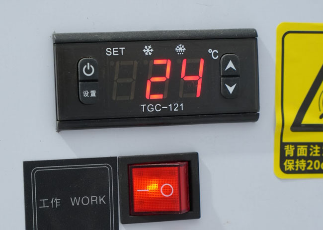 Nhiệt độ điều chỉnh chưa hợp lý