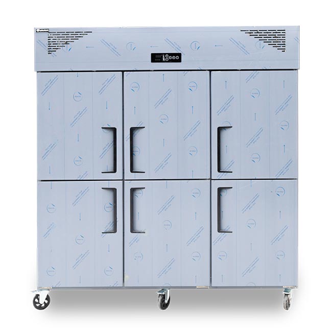 Tủ đông đứng 6 cánh 1600L HR16CFL (làm lạnh quạt gió)