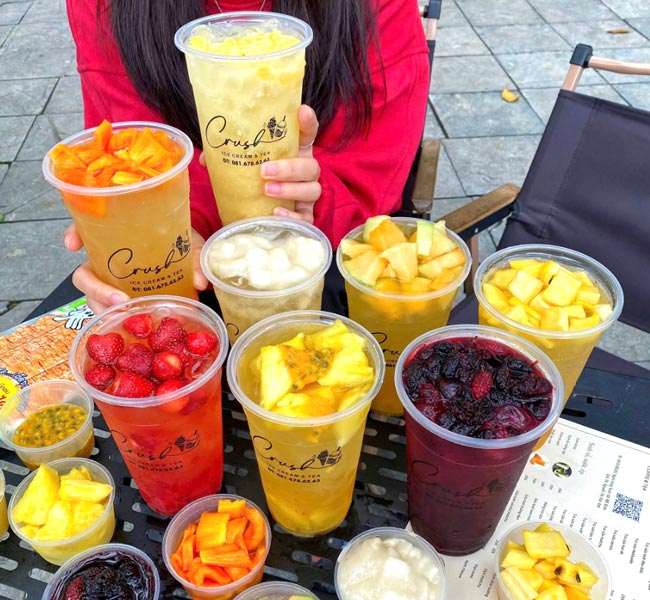 Trà sữa, trà hoa quả