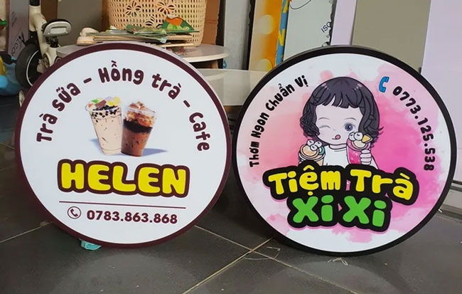 Cấu tạo hộp đ&egrave;n xe tr&agrave; sữa