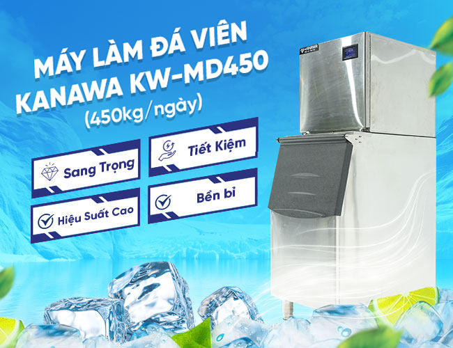 Máy tạo sản lượng đá lớn 450kg/24h