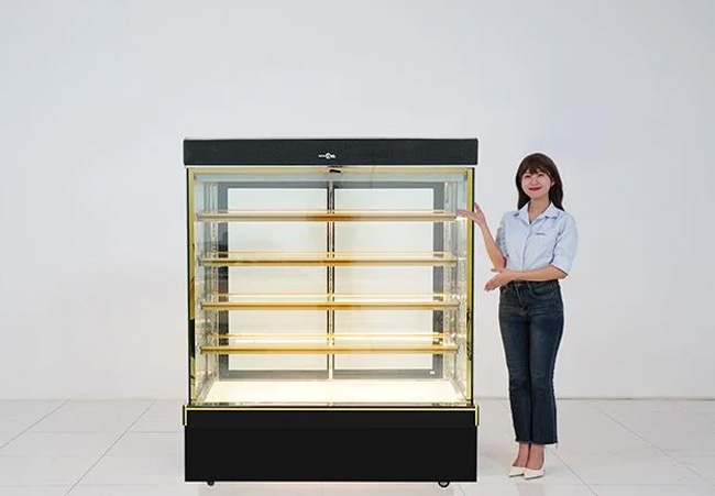 Tủ trưng b&agrave;y b&aacute;nh kem Newcool