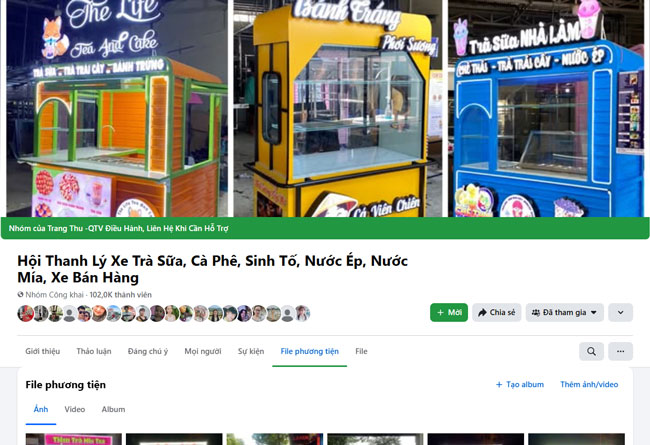 Hội nh&oacute;m thanh l&yacute; tr&ecirc;n facebook