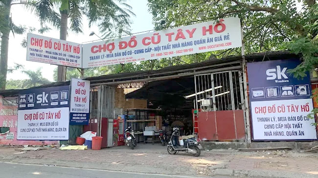 Chợ đồ cũ Hồ T&acirc;y