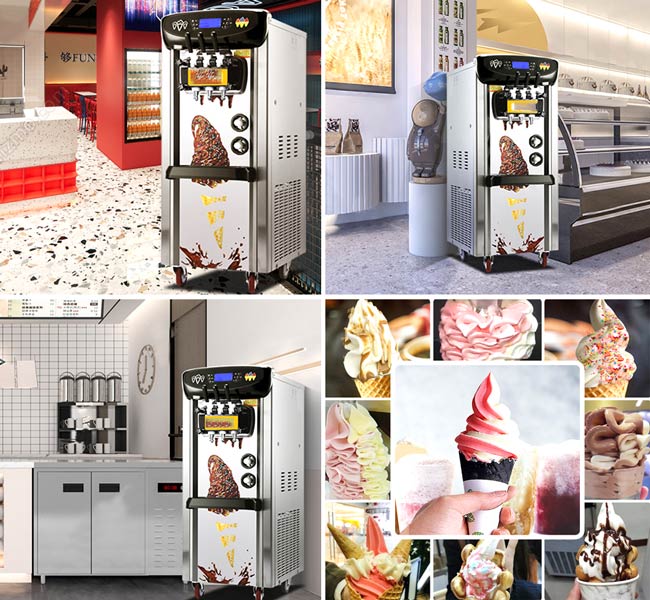 M&aacute;y l&agrave;m kem tươi cho nh&agrave; h&agrave;ng