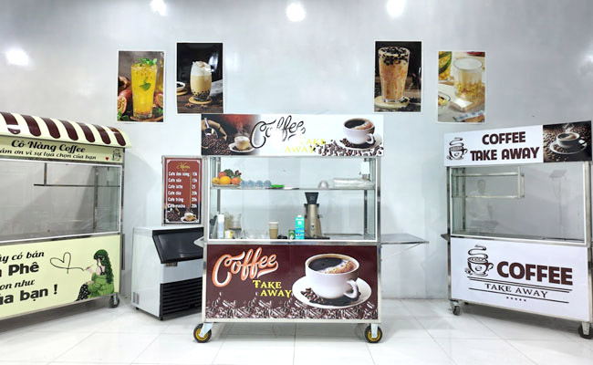 Xe c&agrave; ph&ecirc; take away Kanawa gi&aacute; tốt