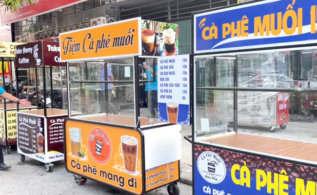 Trang trí xe cafe take away như nào để hút khách “nườm nượp”