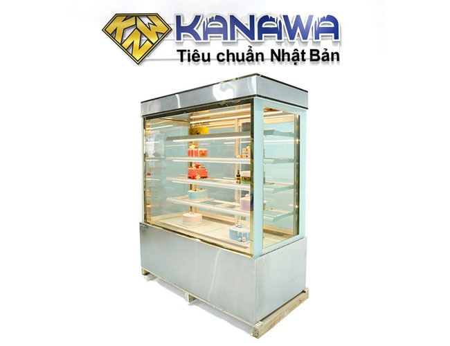 Tủ b&aacute;nh kem bệ inox 5 tầng 1m5