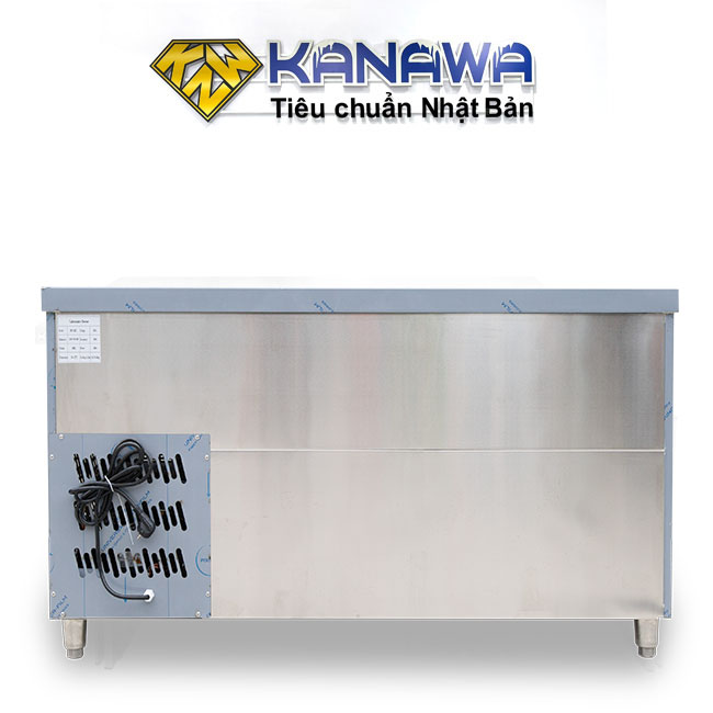 Tủ đông bàn chặt 1m2 250L làm lạnh quạt gió HR12GZB