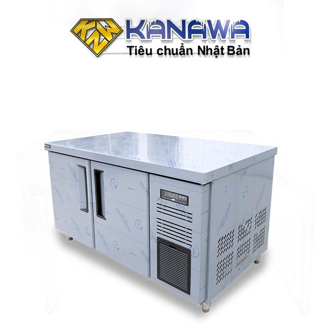 Tủ đông bàn chặt 1m5 350L làm lạnh quạt gió HR15GZB