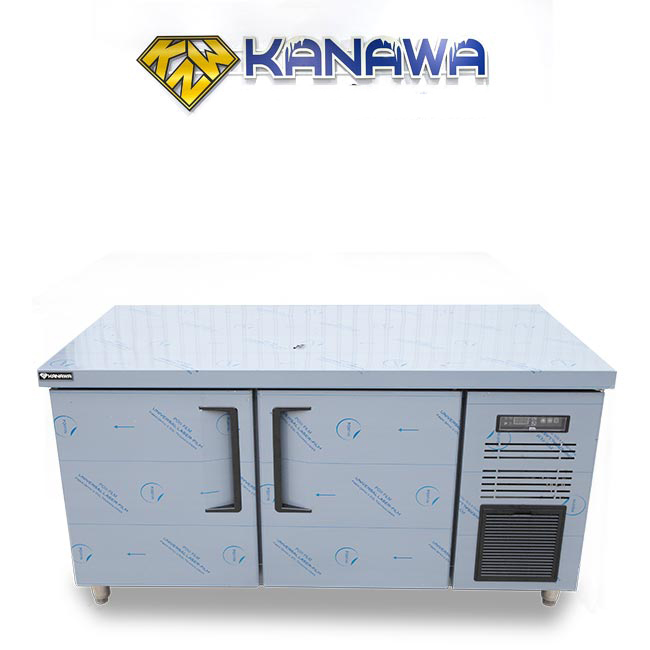 Tủ đông bàn chặt 1m5 350L làm lạnh quạt gió HR15GZB- Đ760