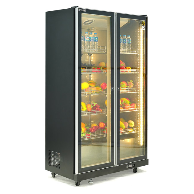 Tủ mát 2 cánh đen HR1180PJ 1000L