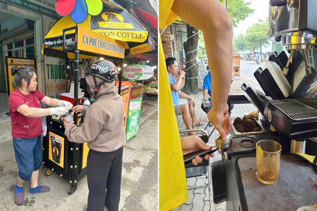 Vừa pha chế vừa b&agrave;y b&aacute;n tiện lợi