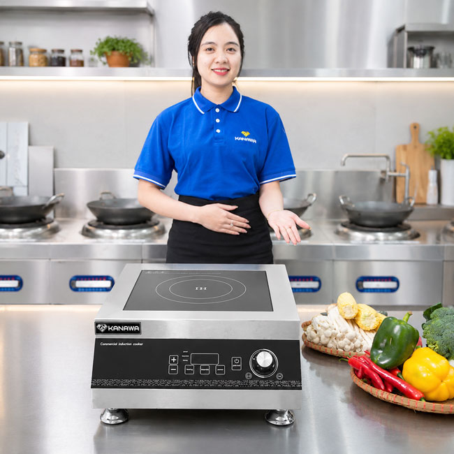 Bếp từ 5000W mặt phẳng