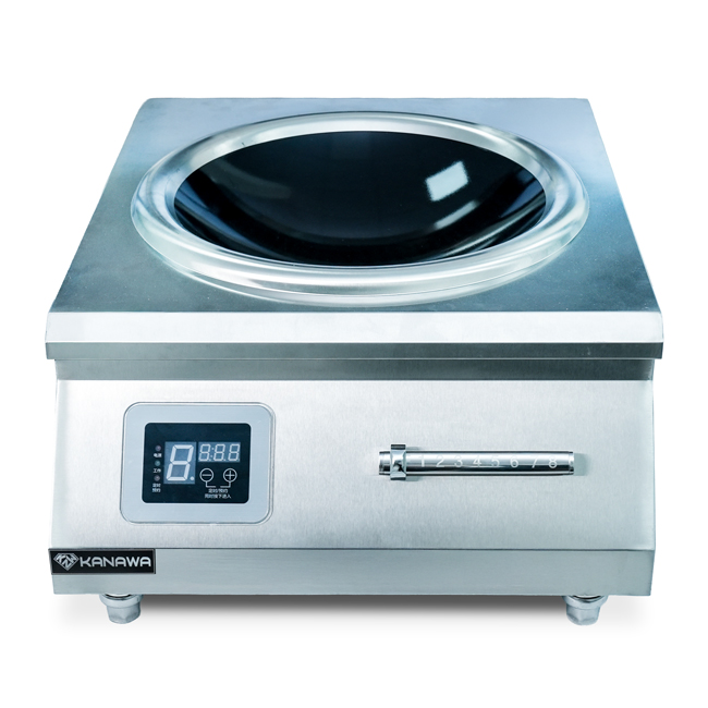 Bếp từ công nghiệp 8000W mặt lõm TML08