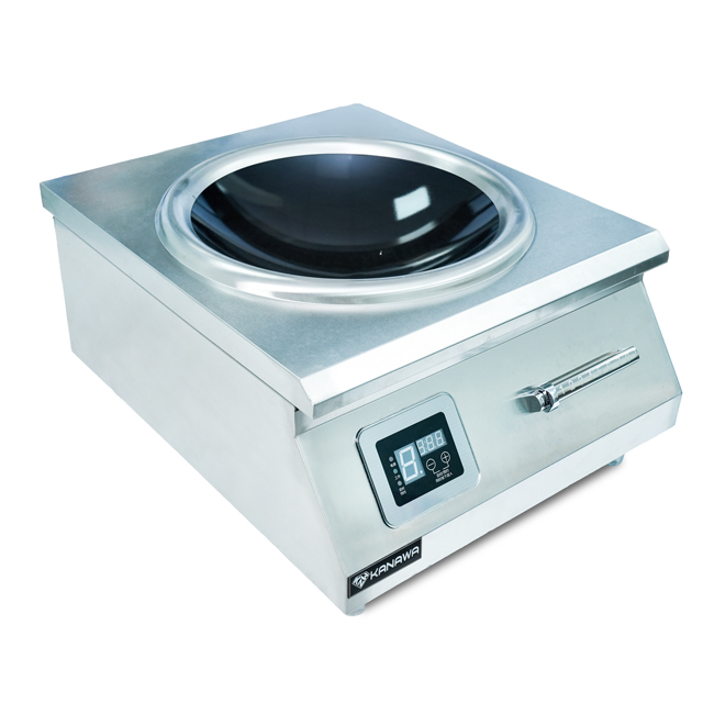 Bếp từ công nghiệp 8000W mặt lõm TML08