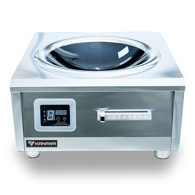 Bếp từ công nghiệp 8000W mặt lõm TML08
