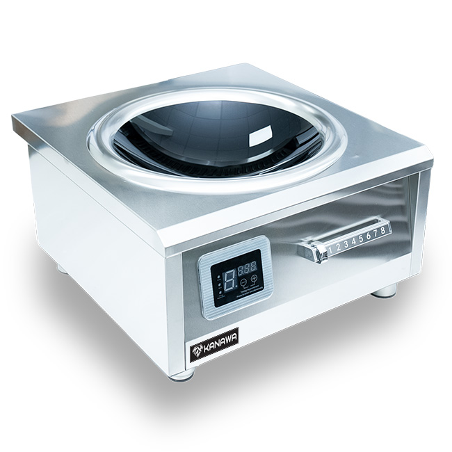 Bếp từ công nghiệp 8000W mặt lõm TML08