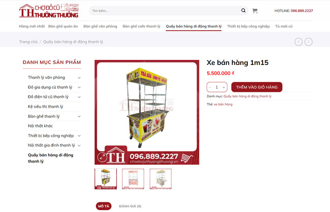 Thanh l&yacute; tại Thưởng Thưởng