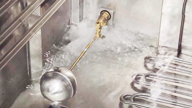 Cấp nước tủ hấp b&aacute;nh bao điện gas 6 khay kh&ocirc;ng điều khiển