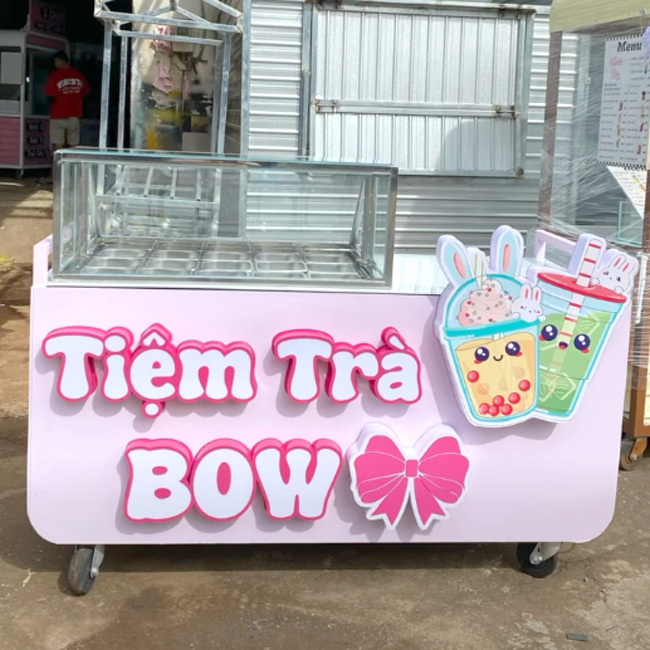 Mẫu xe tr&agrave; sữa số 1