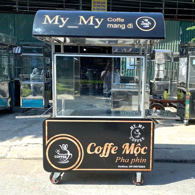 Đầu tư xe đẩy b&aacute;n cafe  take away